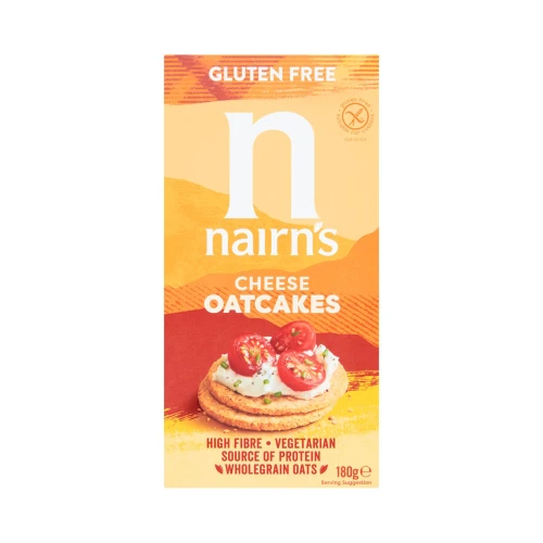 Nairn's Gluten Free Oatcakes Cheese 8 x 180g