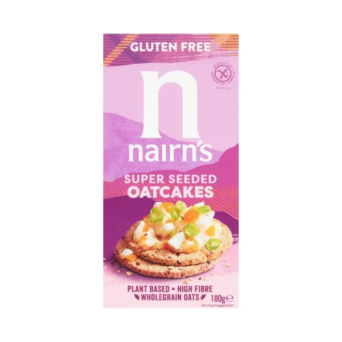 Nairn's Gluten Free Oatcake Seeded 8 x 180g