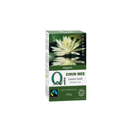 Qi Herbal Health Loose Leaf Chun Mee Tea 100g