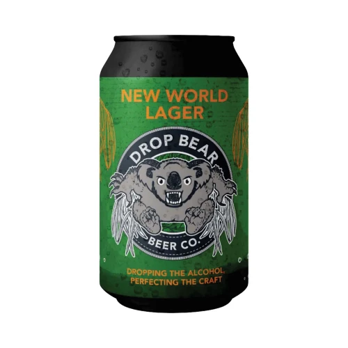 Drop Bear Beer Co New World Lager 0.5% 12 x 330ml