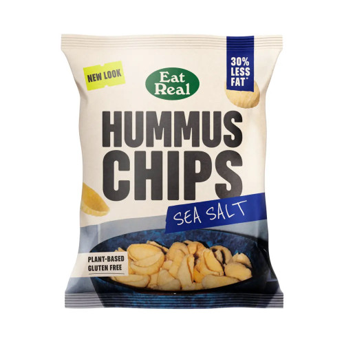 Eat Real Hummus Chips Sea Salt 18 x 45g