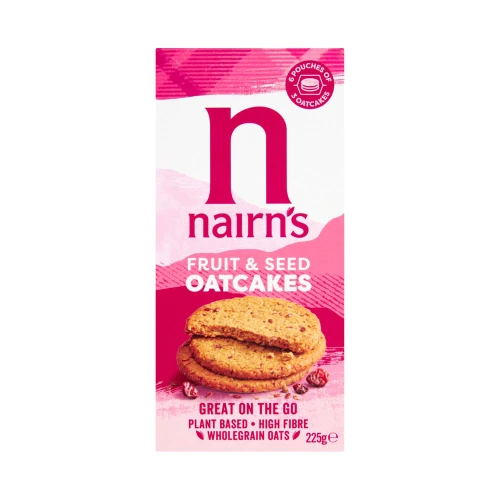 Nairn's Oatcake Fruit and Seed 8 x 225g