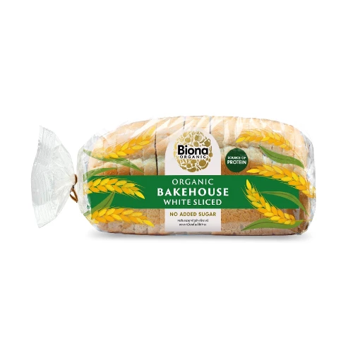 Biona Bakehouse White Sliced Bread 400g Org