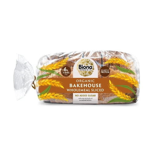 Biona Bakehouse Wholemeal Sliced Bread 400g Org