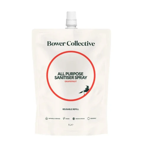 Bower Collective All Purpose Sanitiser Spray Grapefruit Refill 1ltr