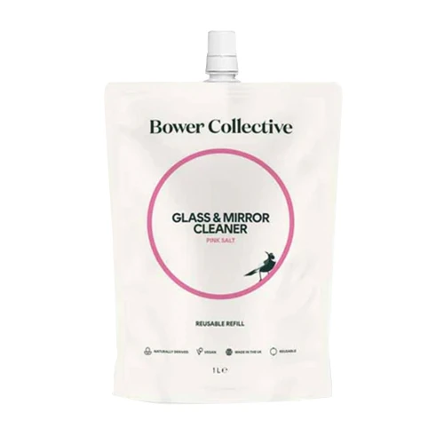 Bower Collective Glass & Mirror Spray Pink Salt Refill 1L