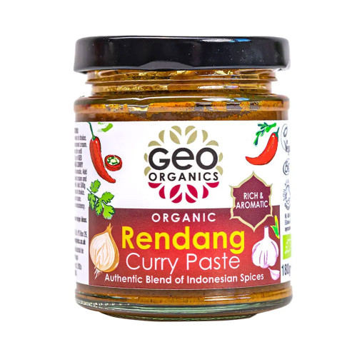 Geo Organics Organic Indonesian Rendang Curry Paste 180g