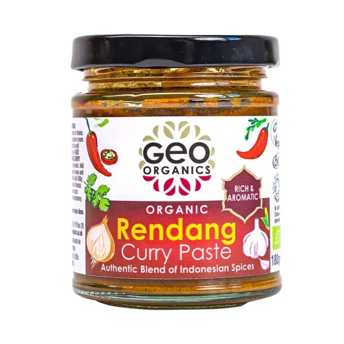 Geo Organics Organic Indonesian Rendang Curry Paste 180g