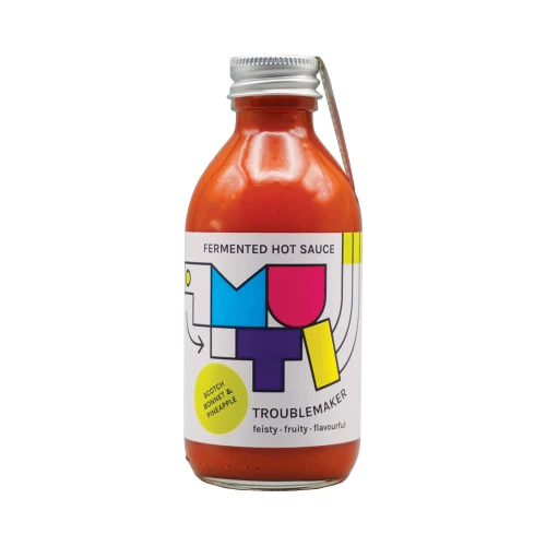 Muti Troublemaker Ferm.ScotchBonnet&P'apple Hot Sauce 12 * 200ml