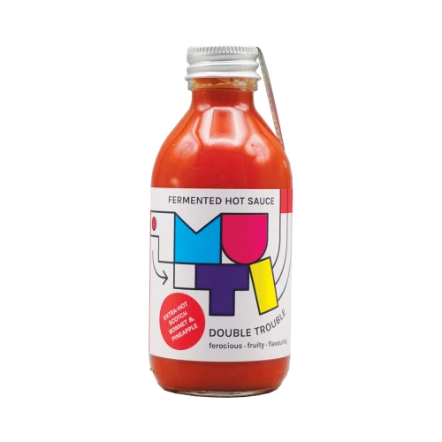 Muti Double Trouble Ferm.ScotchBonnet&P'apple XHot Sauce 12 * 200ml