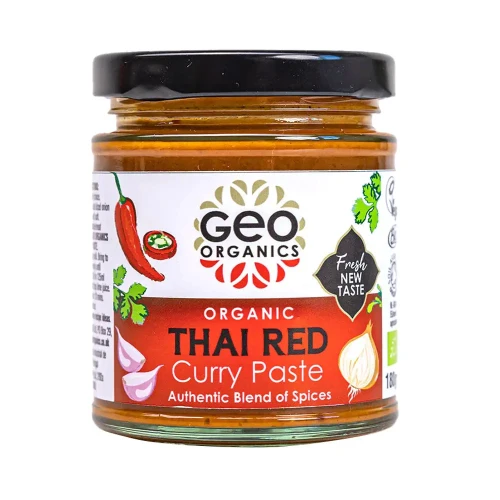 Geo Organics Paste - Thai Red Curry 6 * 180g