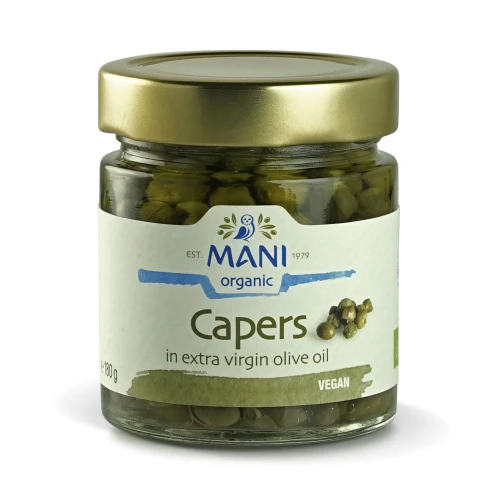 Mani Organic Capers in Extra Virgin Olive Oil 6 * 180g