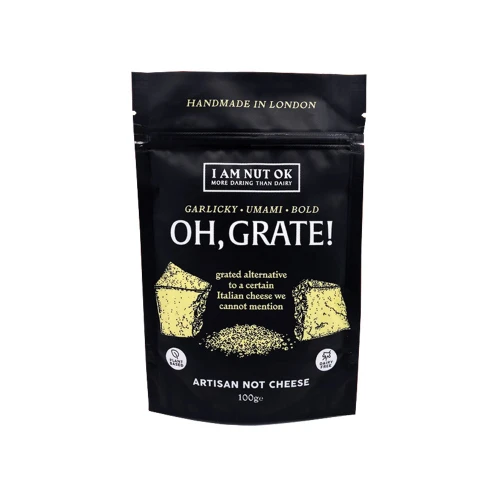 I AM NUT OK Oh Grate! Vegan Hard Cheese Alternative 6 * 100g