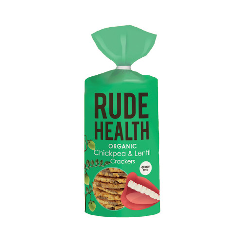 Rude Health Chickpea and Lentil Crackers 8 x 120g
