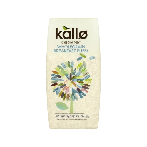 Kallo Puffed Rice Cereal 225g