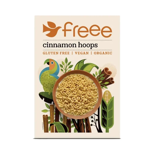 Freee Cinnamon Hoops 300g