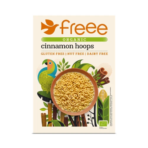 Freee Cinnamon Hoops 300g