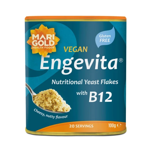 Marigold Engevita Yeast Flakes with B12 (Blue) 6 x 100g