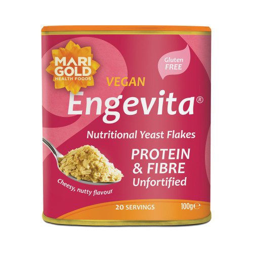 Marigold Engevita Protein Fibre Yeast Flakes (Pink) 6 x 100g
