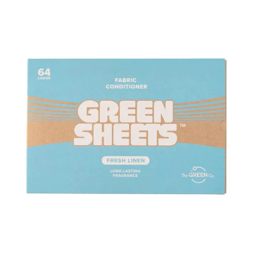 GreenSheets Fresh Linen Fabric Conditioner Sheets 64 Loads 10 * 64pcs