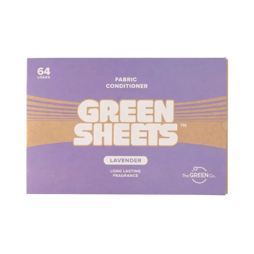 GreenSheets Lavender Fabric Conditioner Sheets 64 Loads 10 * 64pcs