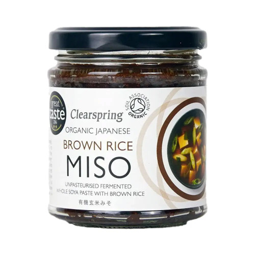 Clearspring Miso - Brown Rice (Unpasteurised)(Jar) 6 * 150g