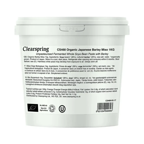Clearspring Miso - Barley (Mugi) 1 kg