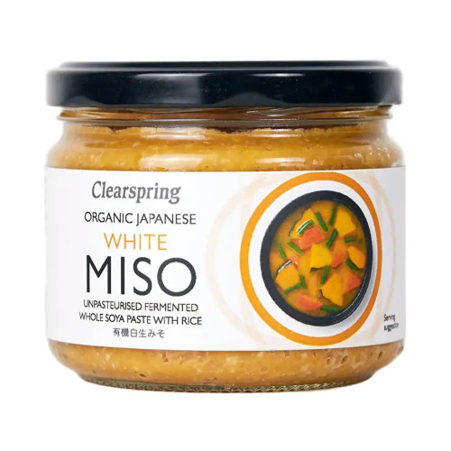 Clearspring Miso - White Rice (Unpasteurised)(Jar) 6 * 270g