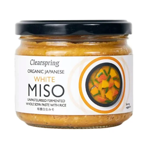Clearspring Miso - White Rice (Unpasteurised)(Jar) 6 * 270g