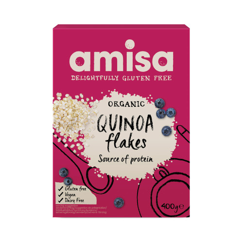 Amisa Quinoa Flakes 6 x 400g