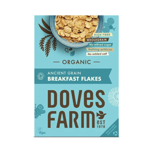 Doves Farm Ancient Grain Breakfast Flakes 5 x 375g