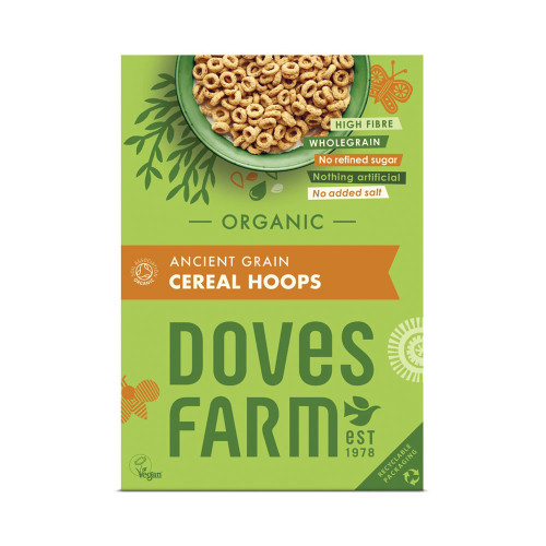 Doves Farm Ancient Grain Cereal Hoops 5 x 300g