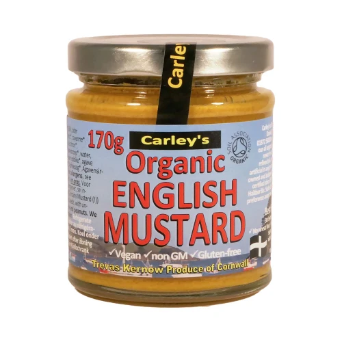 Carley's Organic English Mustard 6 * 170g