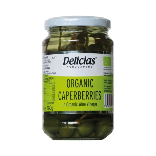 Delicias Caperberries in White Wine Vinegar 370g