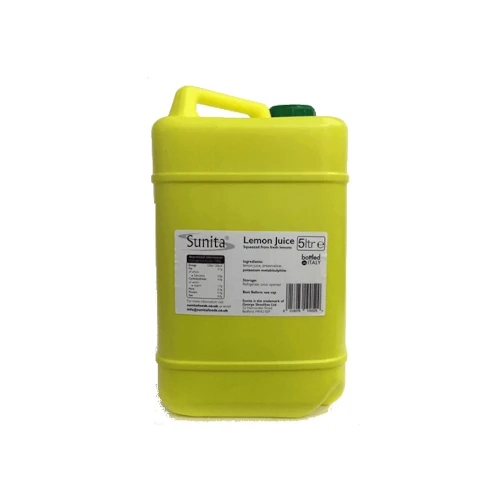 Sunita Lemon Juice Fresh Pressed 5 ltr