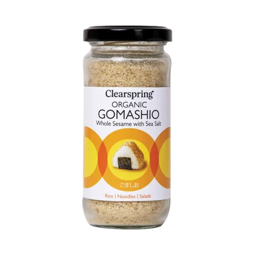 Clearspring Gomashio - Whole Sesame Seeds with Sea Salt 6 * 100g