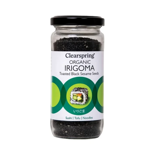 Clearspring Irigoma - Toasted Black Sesame Seeds 6 * 100g