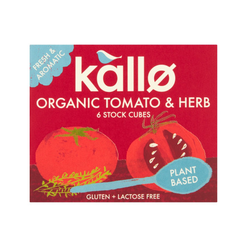 Kallo Stock Cubes Tomato & Herb 66g