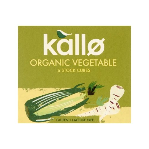 Kallo Stock Cubes Vegetable 66g