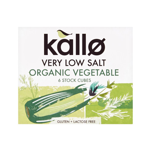 Kallo Stock Cubes Low Salt 60g