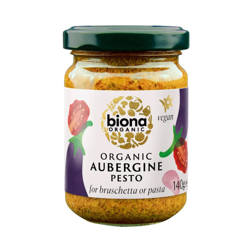 Biona Aubergine Pesto 6 * 140g