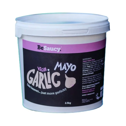 BeSaucy Vegan Garlic Mayo - Bulk 1 x 2.5kg