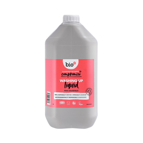 Bio-D Pink Grapefruit Washing Up Liquid 1 x 5ltr