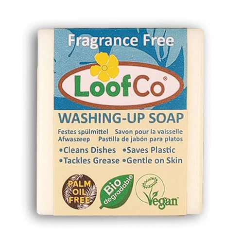 LoofCo Washing Up Soap Bar Palm Oil Free Fragrance Free