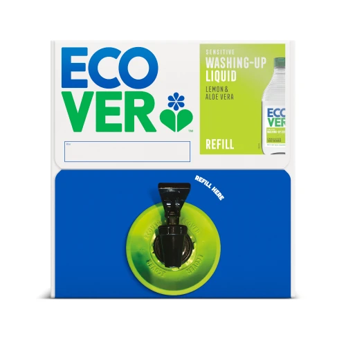 Ecover Lemon & Aloe Vera Washing Up Liquid Tap Required 15 ltr