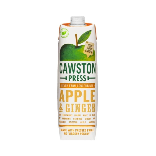 Cawston Press Apple & Ginger Juice 1ltr