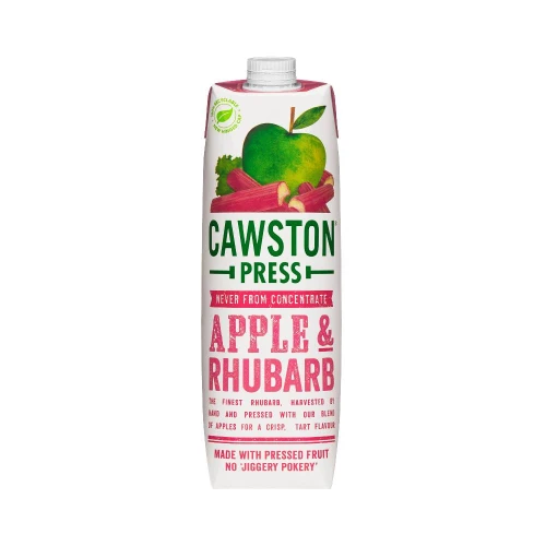 Cawston Press Apple And Rhubarb Juice 1ltr