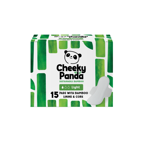 The Cheeky Panda Light Pads with Bamboo Lining and Core (6 x 15)