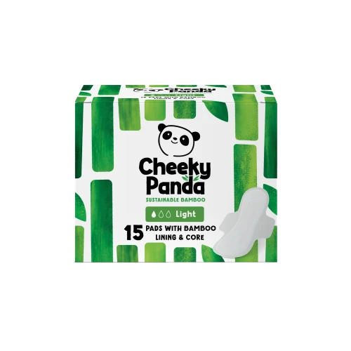 The Cheeky Panda Light Pads with Bamboo Lining and Core (6 x 15)