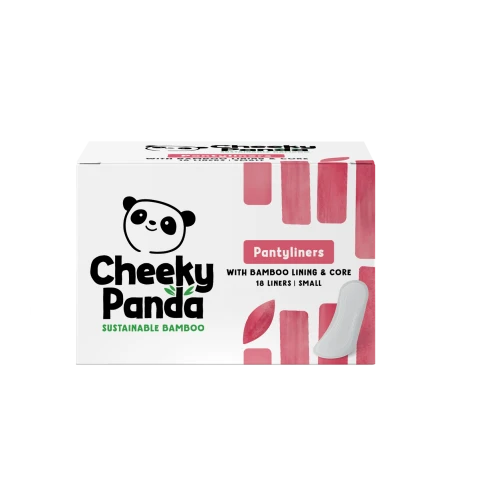The Cheeky Panda Panty Liners with Bamboo Lining and Core (6 x 18)